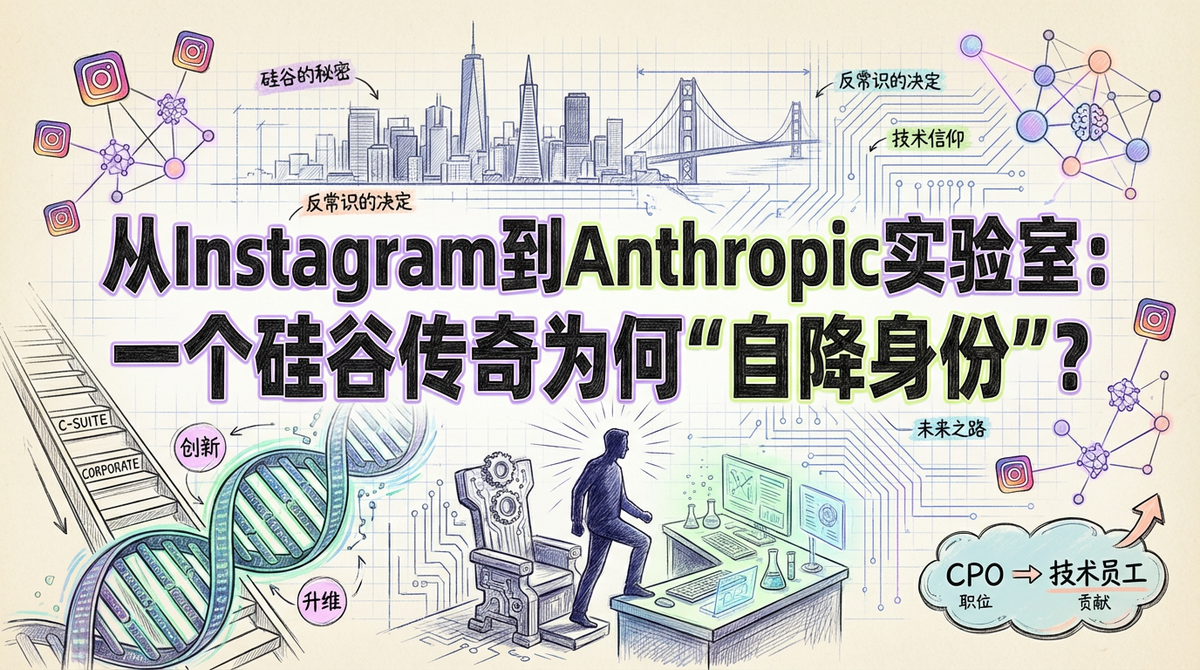 硅谷传奇"自降身份"之谜：Instagram创始人为何放弃CPO转做技术员工？