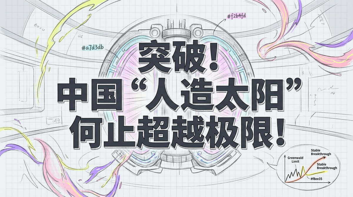 中国“人造太阳”EAST颠覆物理极限：格林瓦尔德极限竟是“纸老虎”？