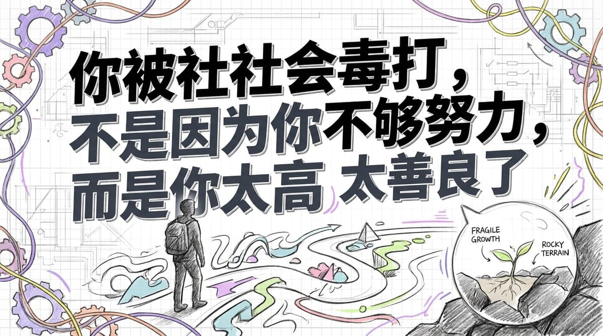 你被社会毒打，不是因为太善良，而是你打开方式不对？
