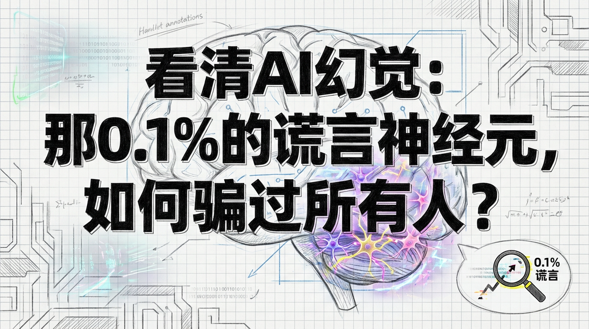 揭秘AI幻觉：0.1%的谎言神经元如何骗过所有人？清华研究深度解析