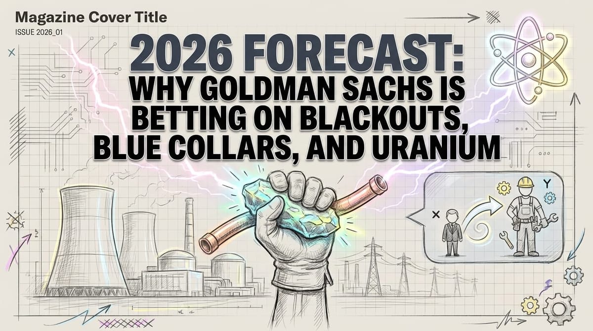 2026 Forecast: Why Goldman Sachs Is Betting on Blackouts, Blue Collars, and Uranium