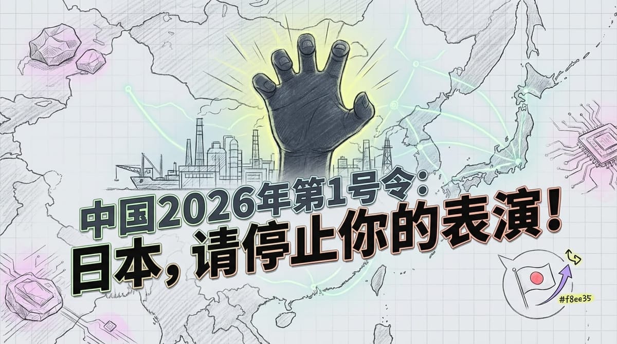2026年中国对日“组合拳”：经济战下的日本软肋与中国机遇