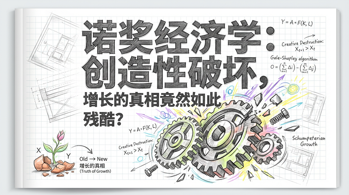 诺奖经济学：创造性破坏，增长的残酷真相？