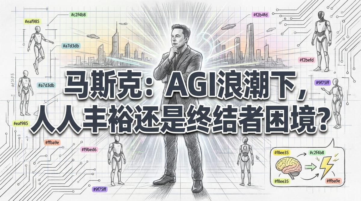 马斯克预言：AGI风暴下的未来生存指南——从丰裕社会到终结者困境？