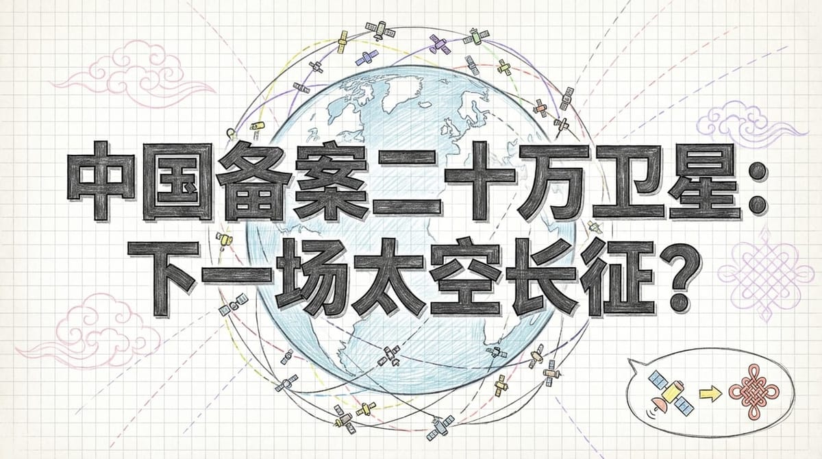 中国二十万颗卫星计划：太空战略的深层博弈