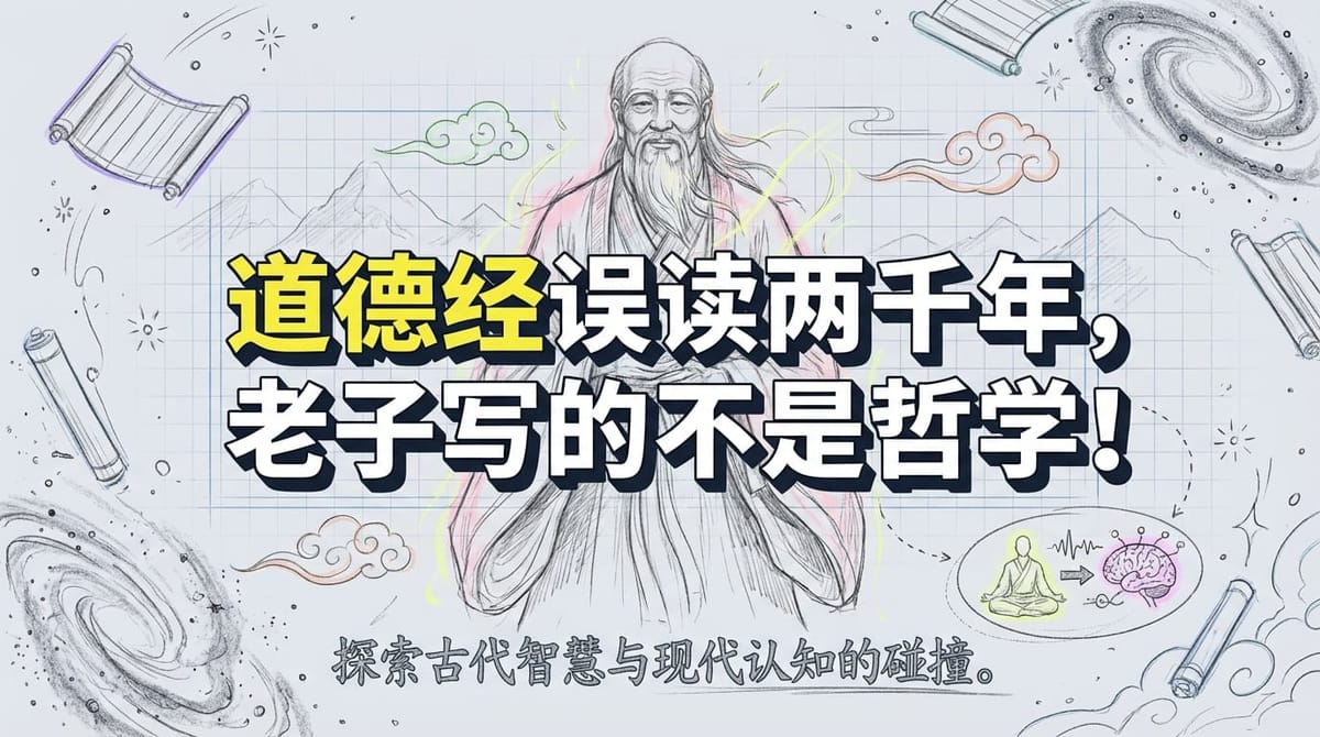 《道德经》误读两千年：老子写的不是哲学，而是操作手册！