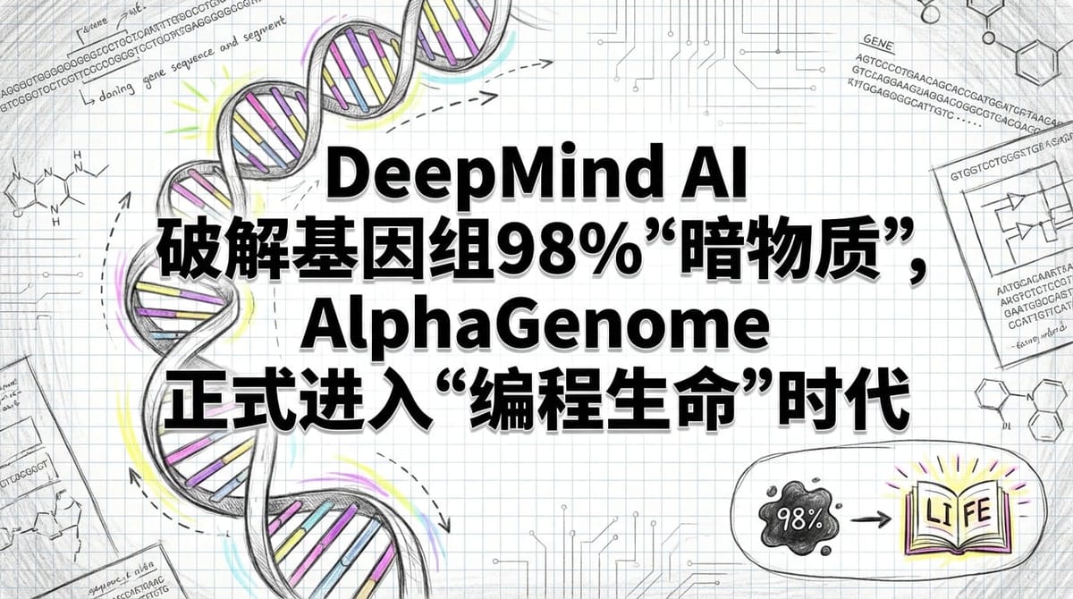 DeepMind AlphaGenome：AI破解基因组“暗物质”，开启“编程生命”新纪元