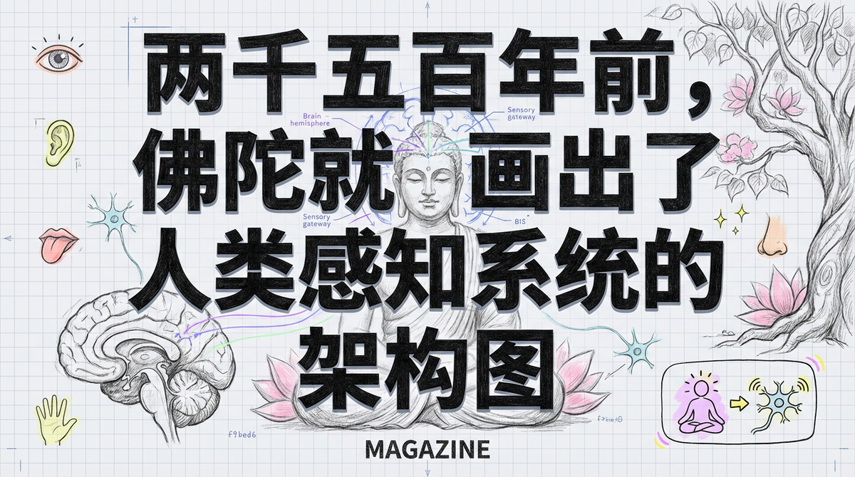 佛陀2500年前画出的感知系统图，与现代神经科学惊人吻合