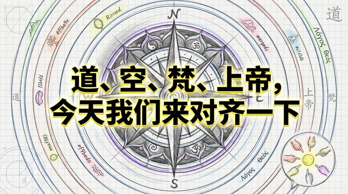 道梵空上帝终极对齐：用七个层面读懂东西方意识哲学的全部核心术语