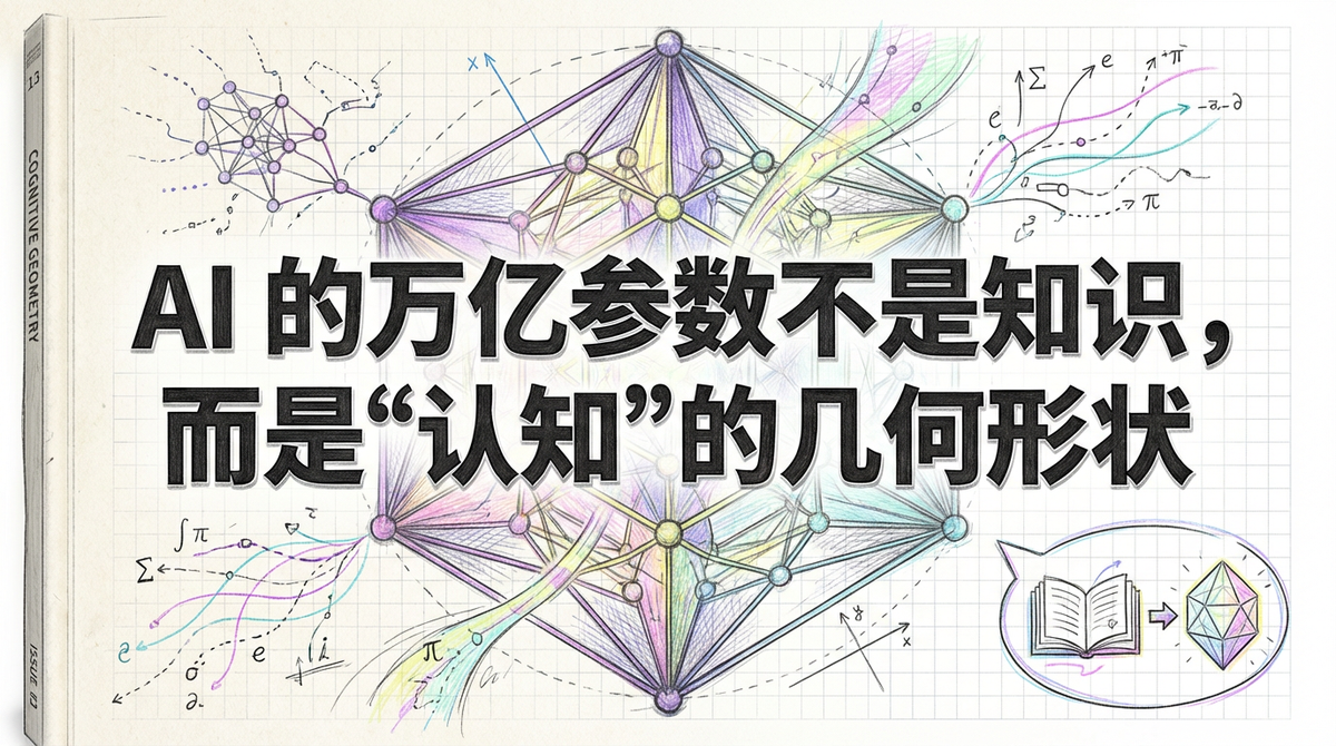 AI万亿参数的本质：不是知识，而是“认知”的几何形状