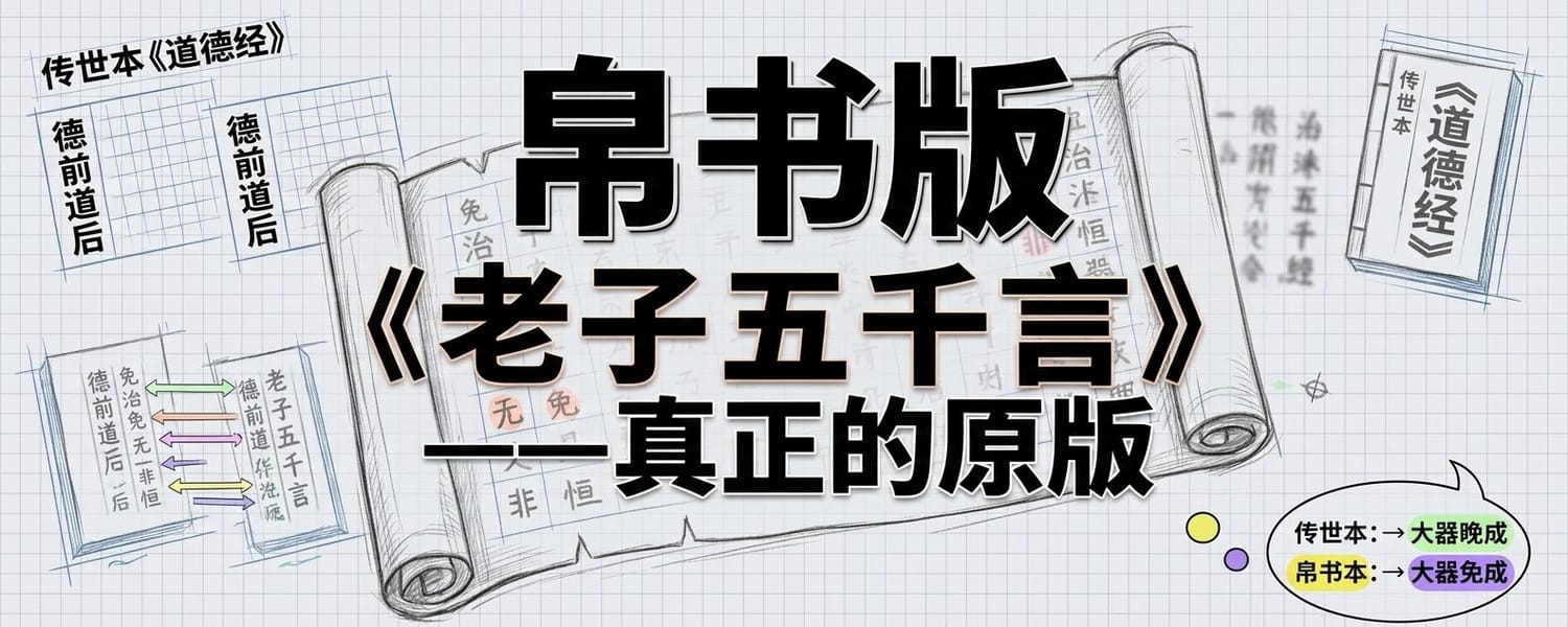 帛书版《老子五千言》——真正的原版