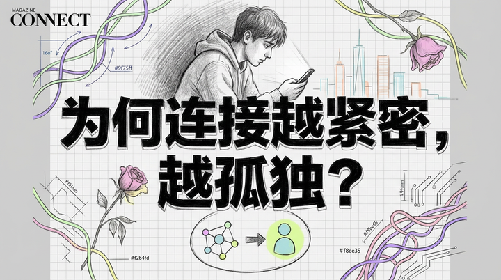 我们连接得更紧密，为何却前所未有的孤独？大数据揭示的残酷真相