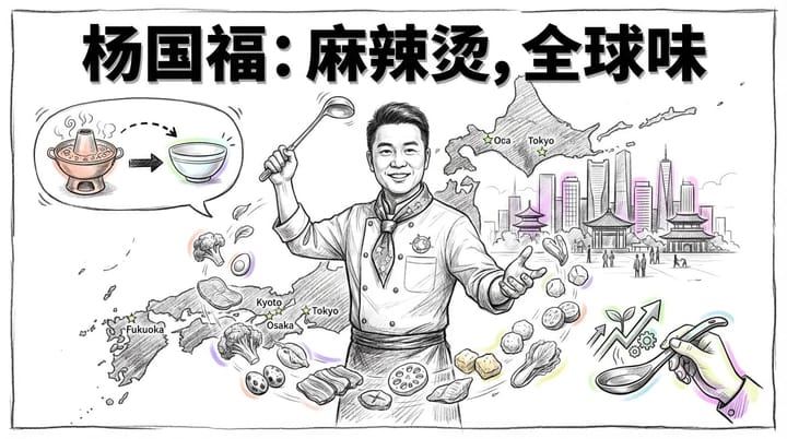 杨国福麻辣烫：从哈尔滨地下室到东京银座的“逆天改命”传奇