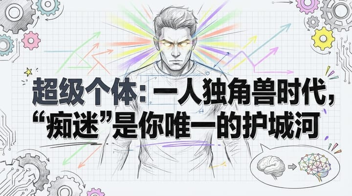 超级个体：在“一人独角兽”时代，如何用“痴迷”筑造你的数字护城河？