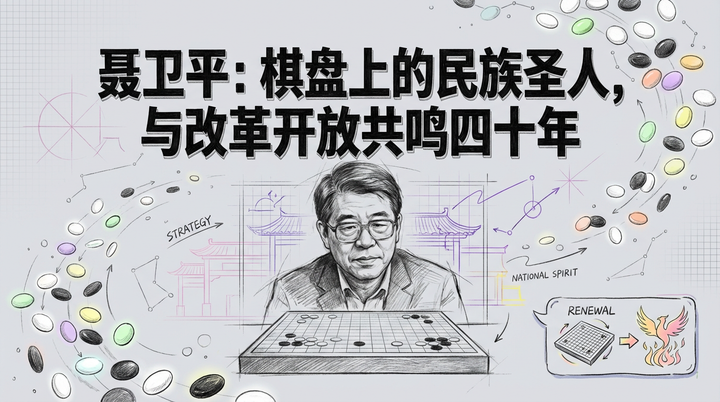 聂卫平：棋盘上的“民族圣人”，改革开放四十年的精神图腾