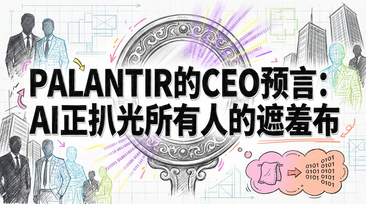 Palantir CEO卡普直言：AI正扒光所有人的遮羞布，一场国家级渗透测试正在上演