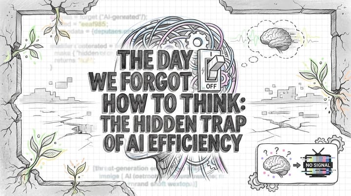 The Hidden Trap of AI Efficiency: How We're Forgetting How to Think
