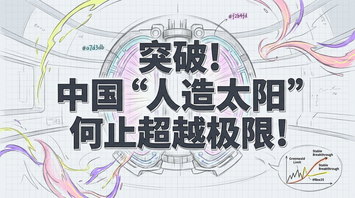 中国“人造太阳”EAST颠覆物理极限：格林瓦尔德极限竟是“纸老虎”？