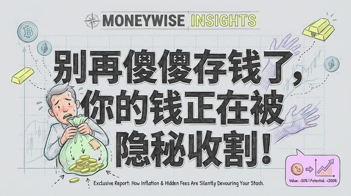 别再傻傻存钱了！你的财富正被秘密收割，2026年全球金融大洗牌开启！