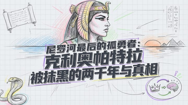 尼罗河最后的孤勇者：克利奥帕特拉被抹黑的两千年与真相