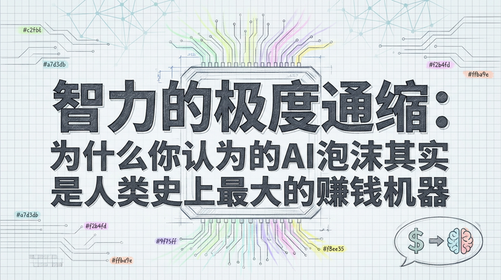 智力极度通缩：AI泡沫还是人类史上最大财富机遇？