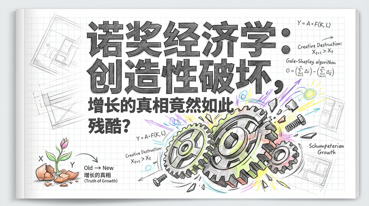 诺奖经济学：创造性破坏，增长的残酷真相？