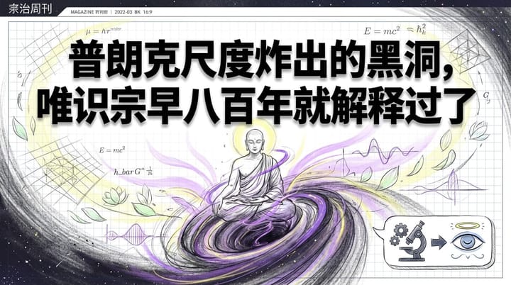 普朗克尺度下的黑洞与唯识宗：物理学与古代智慧的惊人交汇