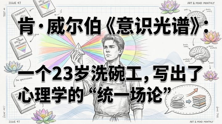 肯·威尔伯《意识光谱》：23岁洗碗工如何统一心理学流派？