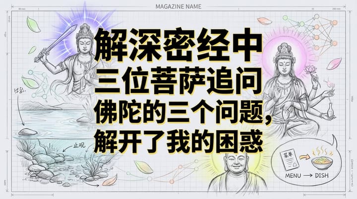 《解深密经》三菩萨三问：止观、六度与如来——从修行到AI的深层对应