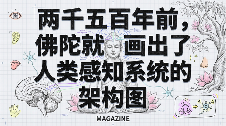 佛陀2500年前画出的感知系统图，与现代神经科学惊人吻合