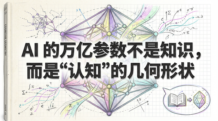 AI万亿参数的本质：不是知识，而是“认知”的几何形状