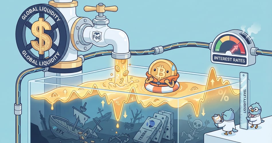 比特币历史性崩盘与宏观经济周期的深度关联分析报告：从流动性幻觉到货币政策的终极博弈