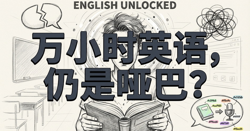 为什么我们苦学英语几十年，还是无法开口？AI如何打破“哑巴英语”的诅咒
