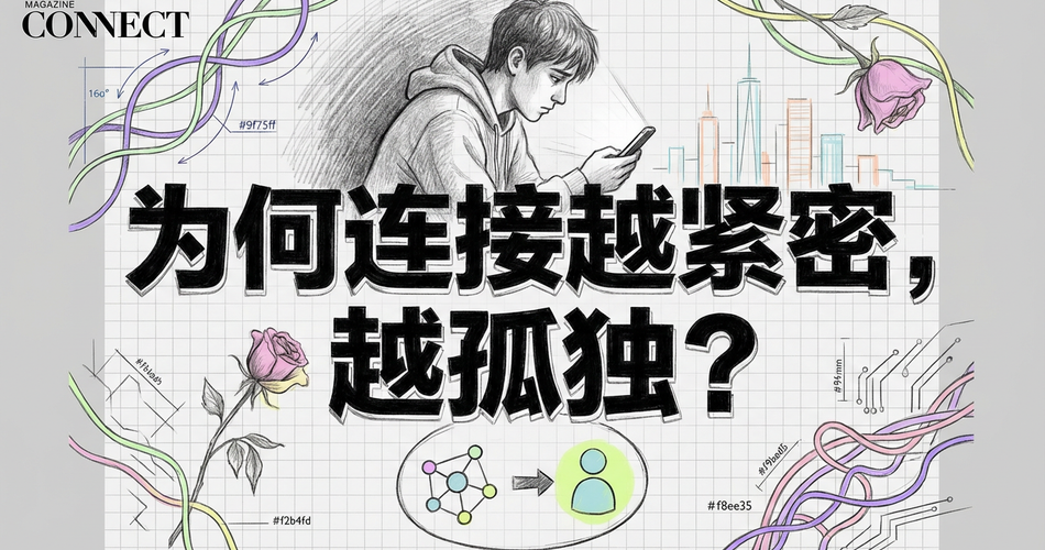 我们连接得更紧密，为何却前所未有的孤独？大数据揭示的残酷真相