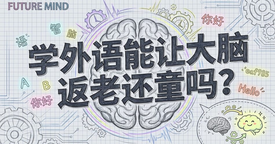 外语学习：大脑的“不老泉”？科学证据揭示多语能力如何延缓衰老！