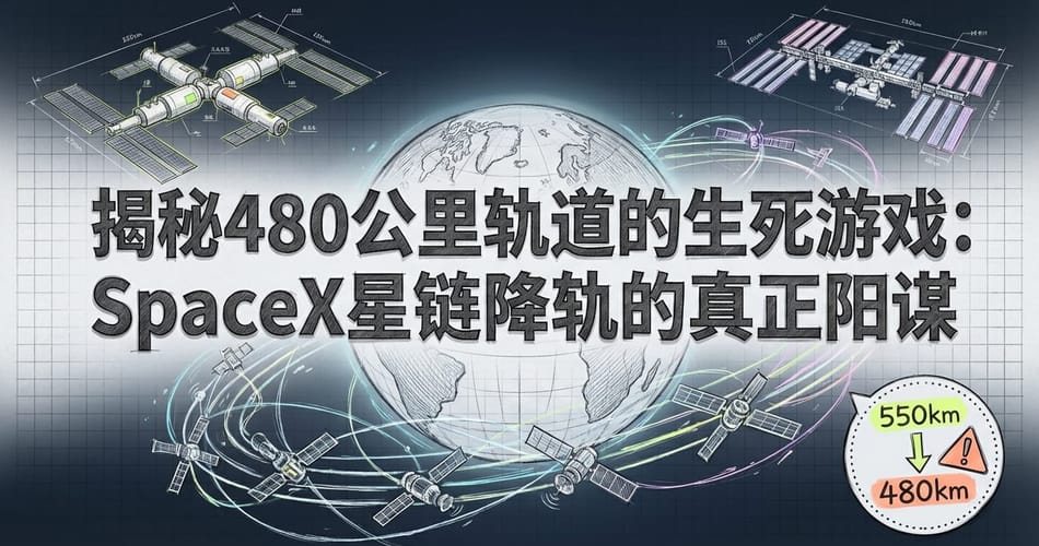 SpaceX星链降轨：480公里轨道的生死游戏与地缘政治阳谋