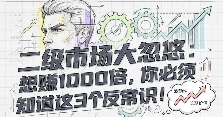 二级市场千倍股密码：颠覆你认知的3个反常识！