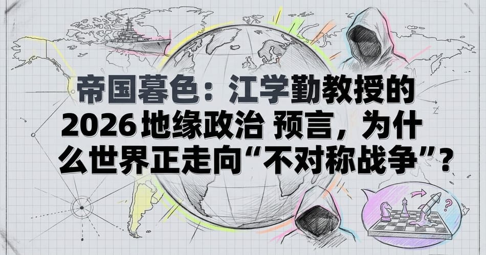 帝国暮色：江学勤教授2026地缘政治大预言——世界何以走向“不对称战争”？