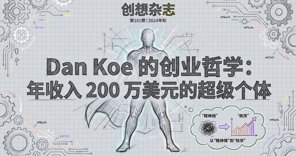 Dan Koe的创业哲学：从混乱到秩序，打造年入200万美元的超级个体操作系统