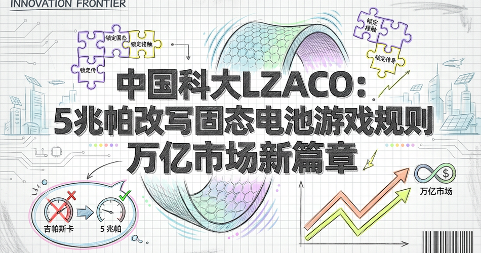 中国科大LZACO：5兆帕改写固态电池游戏规则，万亿市场新篇章