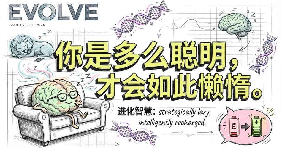 懒惰的智慧：进化送给我们最精密的生存礼物