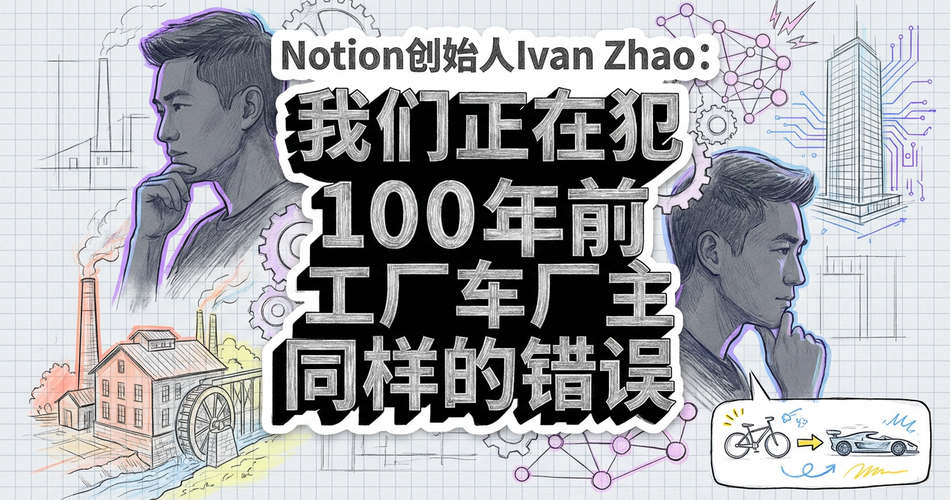 Notion创始人Ivan Zhao：AI时代，我们不应重蹈百年前工厂主的覆辙