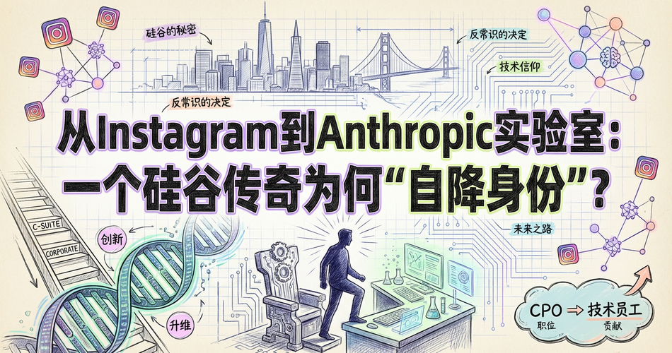 硅谷传奇"自降身份"之谜：Instagram创始人为何放弃CPO转做技术员工？