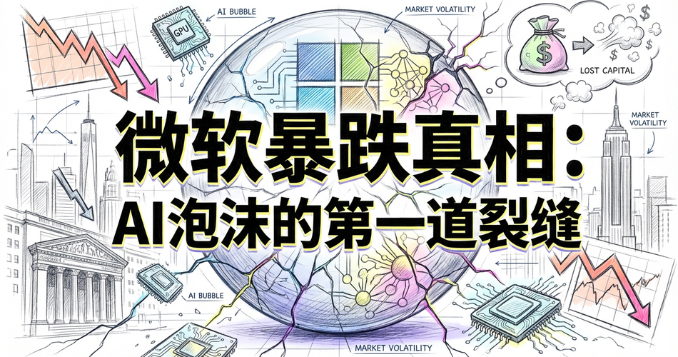 微软暴跌真相：AI泡沫的第一道裂缝？华尔街“负Gamma对冲”深度解析