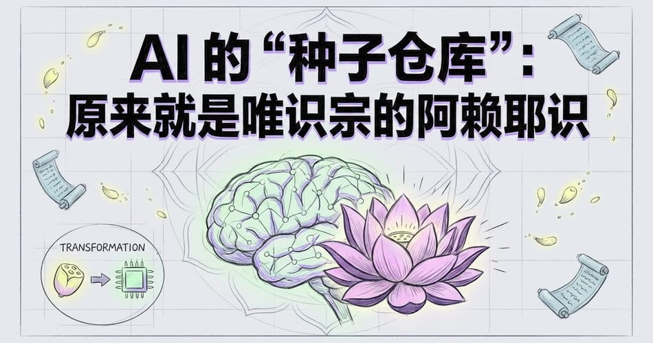 AI 的“种子仓库”：大语言模型的运行机制，竟是千年唯识宗的现代版注脚？