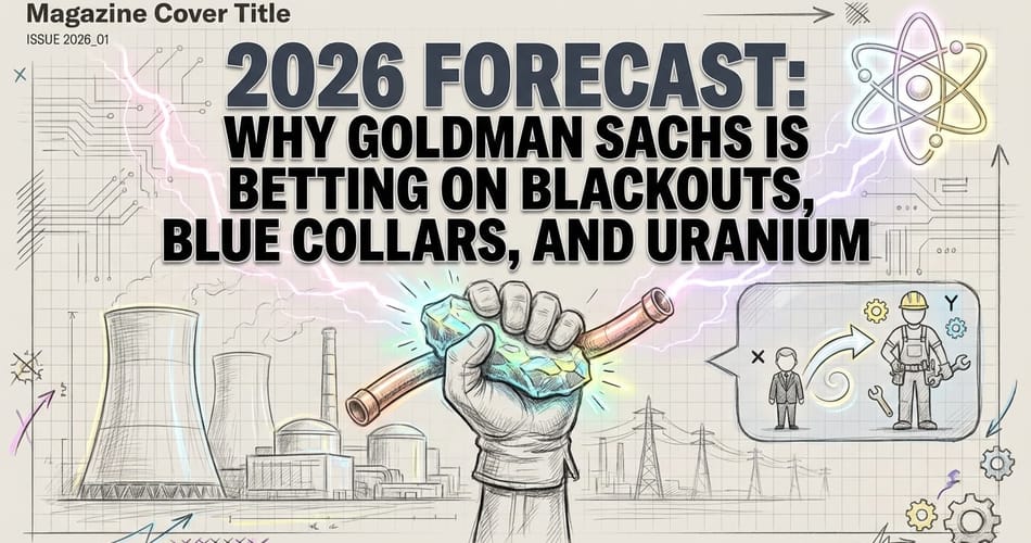 2026 Forecast: Why Goldman Sachs Is Betting on Blackouts, Blue Collars, and Uranium