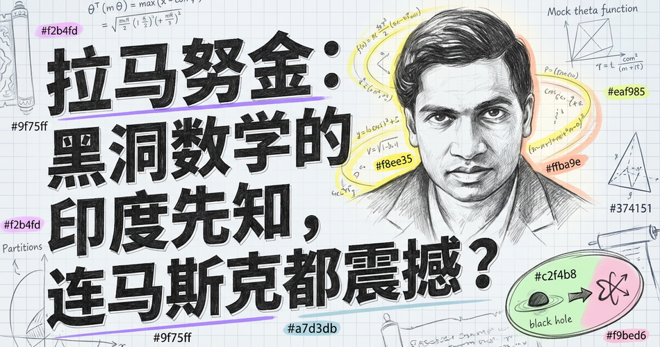 拉马努金：预见黑洞的印度数学先知，直觉超越时代的传奇