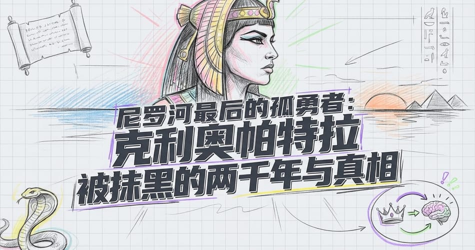 尼罗河最后的孤勇者：克利奥帕特拉被抹黑的两千年与真相