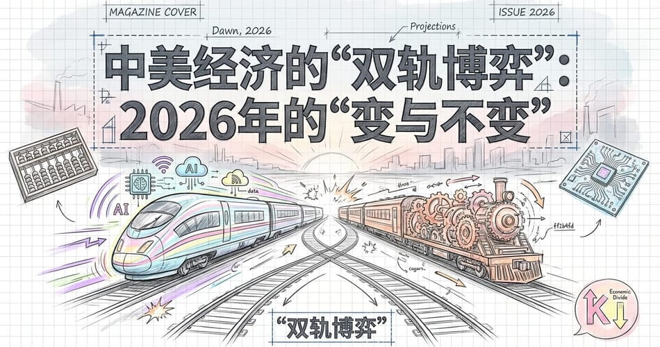 2026中美经济双轨博弈：是K型复苏还是AI泡沫？你的财富如何布局？