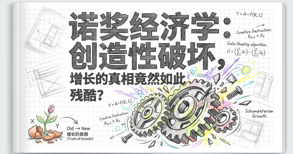 诺奖经济学：创造性破坏，增长的残酷真相？